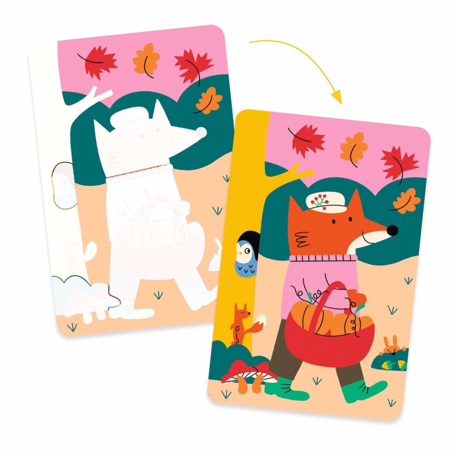 Wodne kolorowanki 4 PORY ROKU / Djeco