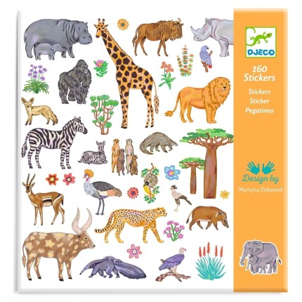 Zestaw naklejek - Kenia / Djeco