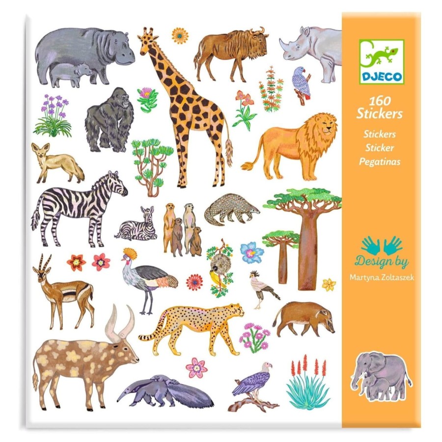Zestaw naklejek - Kenia / Djeco