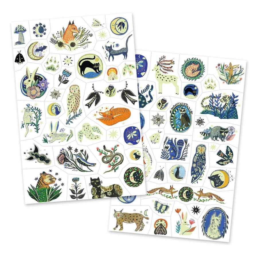 Tatuaże LAS NOCĄ - świecące w ciemności / Djeco