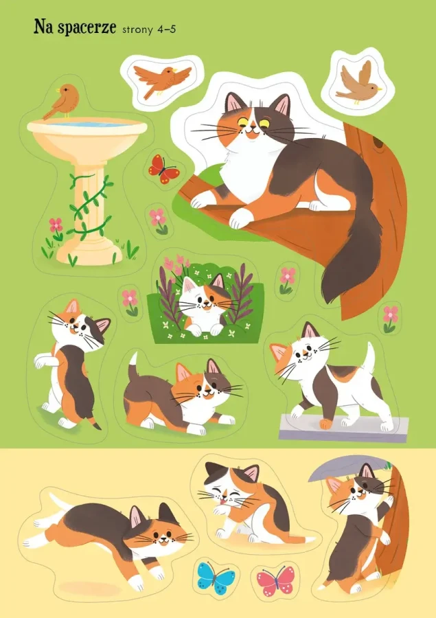 Lubię naklejać. Koty i kocięta / Wydawnictwo Wilga