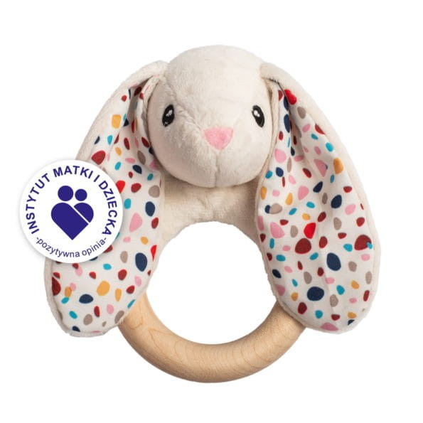 Eko gryzak drewniany króliczek Felcia / Whisbear