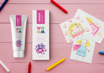Naturalna pasta do zębów dla dzieci w wieku 6+ lat o smaku gumy balonowej, 50 ml / WOOM