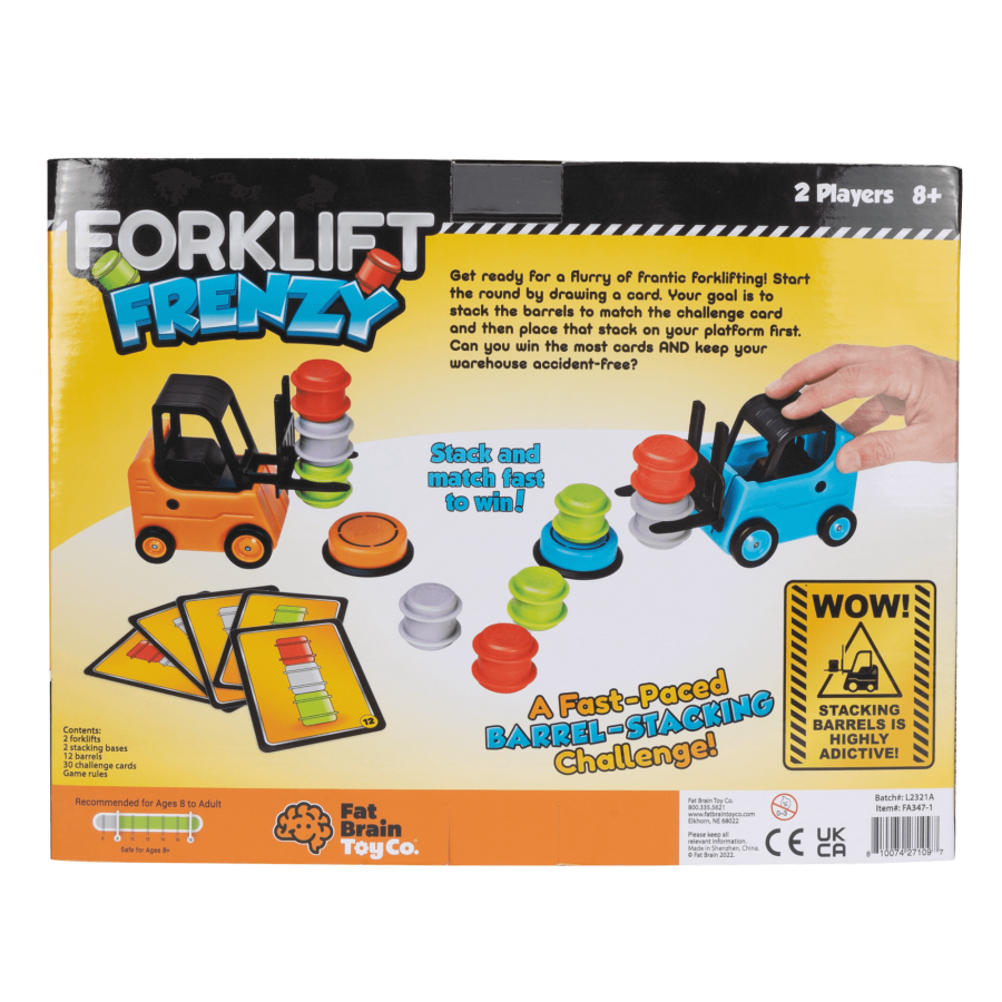 Forklift Frenzy - Wyścig Wózków Widłowych Gra / Fat Brain Toys