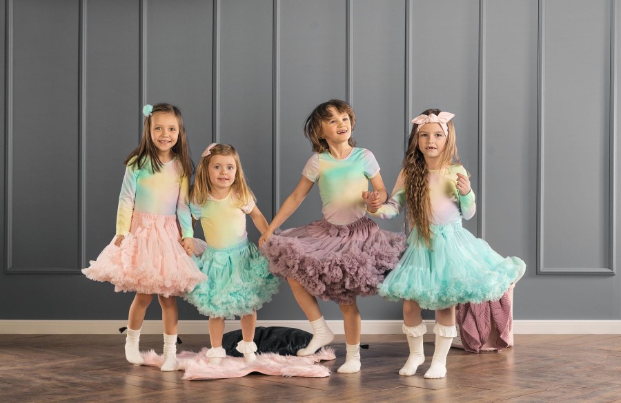 Spódnica Pettiskirt - Aqua RÓŻNE ROZMIARY / Manufaktura Falbanek