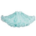 Spódnica Pettiskirt - Aqua RÓŻNE ROZMIARY / Manufaktura Falbanek