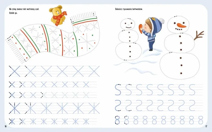 Zabawy z Felusiem i Guciem. Ćwiczymy wzory i szlaczki / Wydawnictwo Nasza Księgarnia
