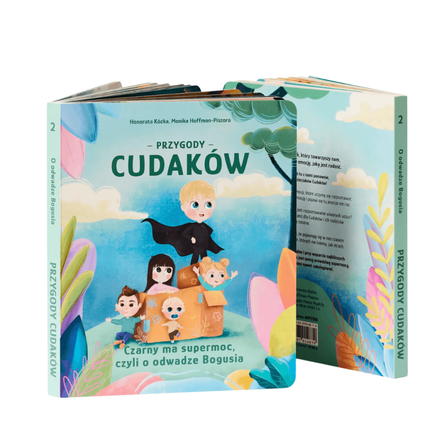 “Czarny ma supermoc, czyli o odwadze Bogusia”, Przygody Cudaków - tom II / Wydawnictwo APPSTAR