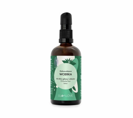 Olejowo-ziołowa wcierka do włosów, 100 ml / Lullalove