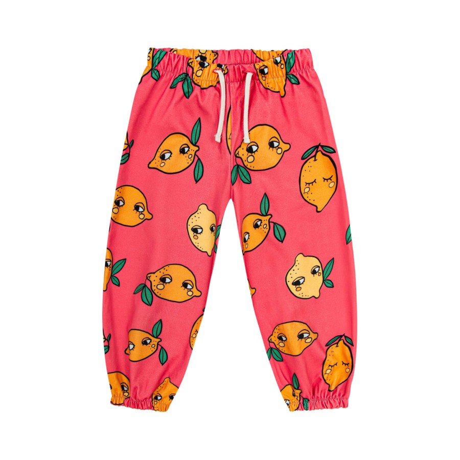 Szerokie spodnie - cytryna różowa / Dear Sophie