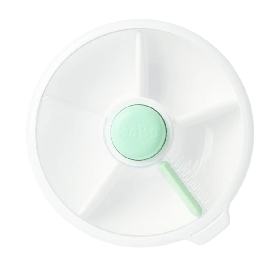 LARGE SNACK SPINNER duży pojemnik na przekąski, Mint Green / GOBE