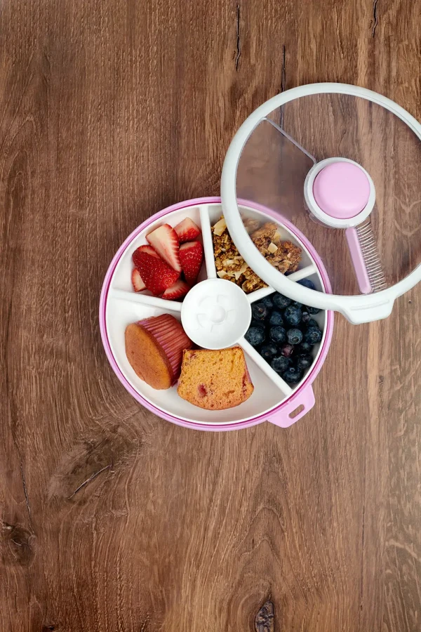 LARGE SNACK SPINNER duży pojemnik na przekąski, Taro Purple / GOBE