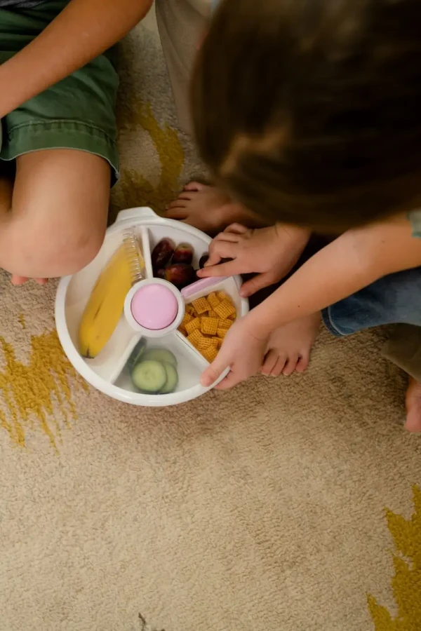 LARGE SNACK SPINNER duży pojemnik na przekąski, Taro Purple / GOBE