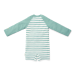 Swimsuit z długim rękawem Stripes Surf Blue / Little Dutch