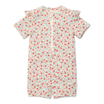 Swimsuit z krótkim rękawem Sunny Flowers / Little Dutch