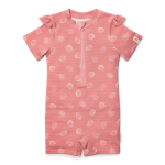 Swimsuit z krótkim rękawem Ocean Treasures Pink / Little Dutch