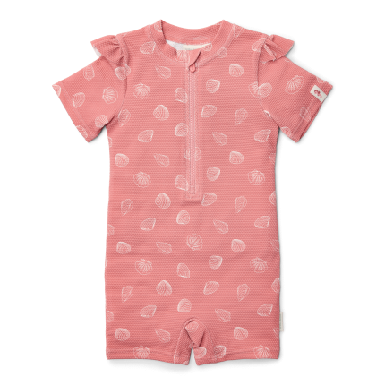 Swimsuit z krótkim rękawem Ocean Treasures Pink / Little Dutch