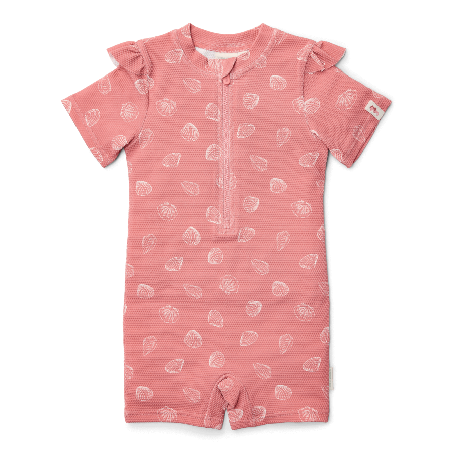 Swimsuit z krótkim rękawem Ocean Treasures Pink / Little Dutch