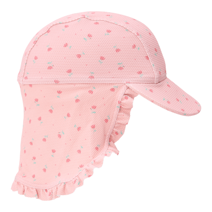 Czapeczka kąpielowa przeciwsłoneczna Sunny Flowers Blush / Little Dutch