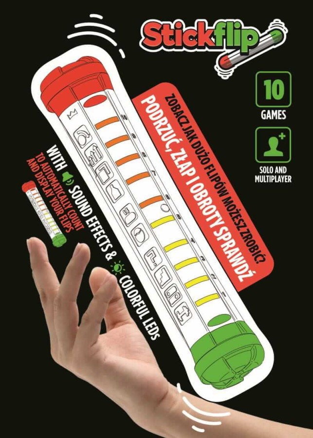 Zabawka zręcznościowa zliczająca obroty / Stickflip