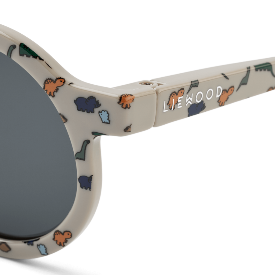 Okulary przeciwsłoneczne Darla - dinosaurs, mist / Liewood