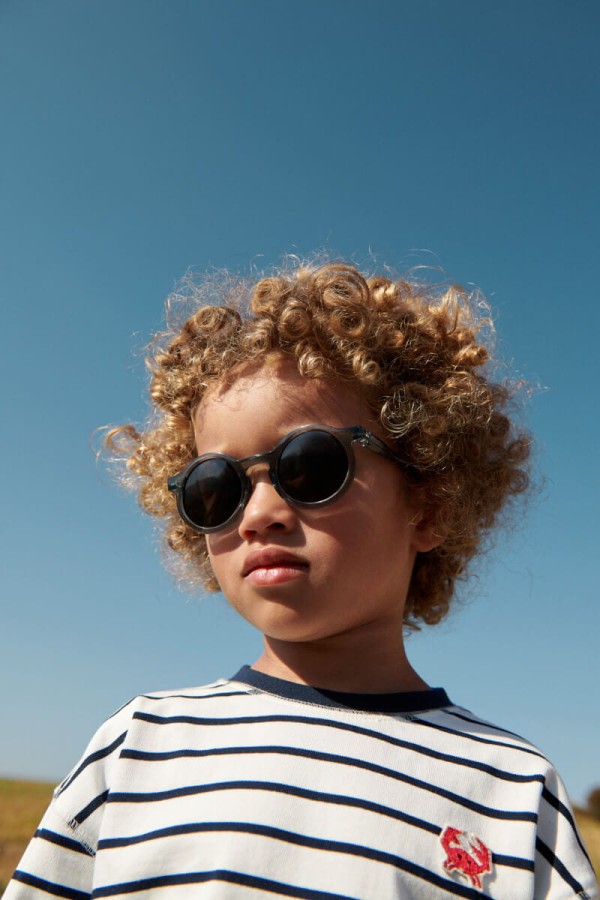 Okulary przeciwsłoneczne Darla - whale blue transparent / Liewood