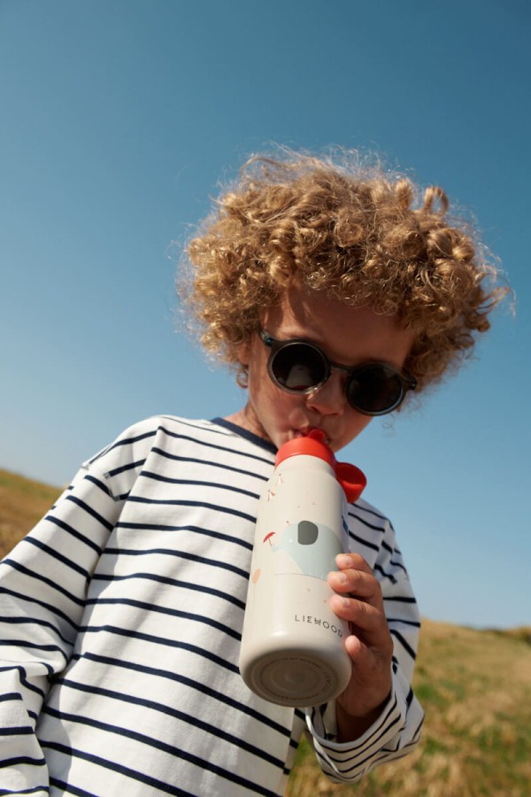 Okulary przeciwsłoneczne Darla - whale blue transparent / Liewood