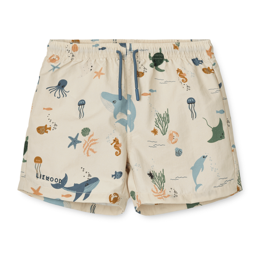Szorty kąpielowe Aiden - sea creature, sandy / Liewood