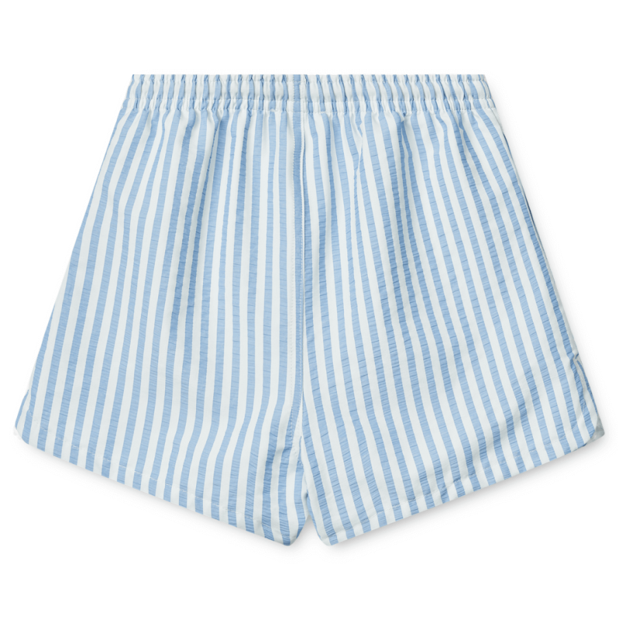 Szorty kąpielowe Aiden - stripe riverside, creme de la creme / Liewood