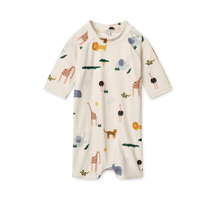 Kombinezon kąpielowy Thor - safari sandy mix / Liewood