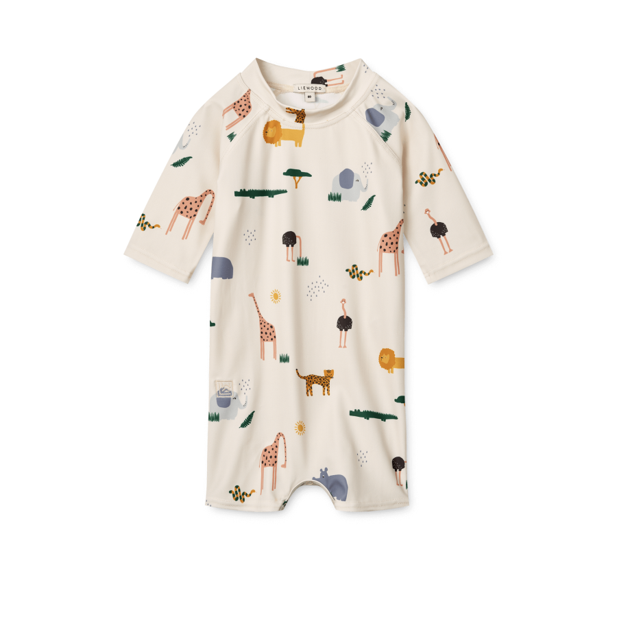 Kombinezon kąpielowy Thor - safari sandy mix / Liewood