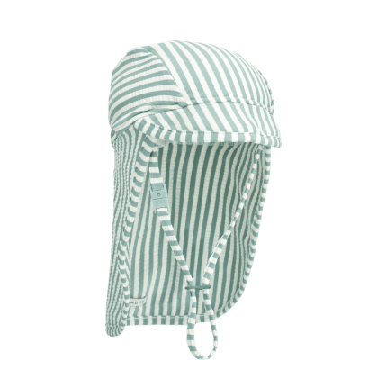 Długi kapelusz letni Cecilia - stripe peppermint, crisp white / Liewood