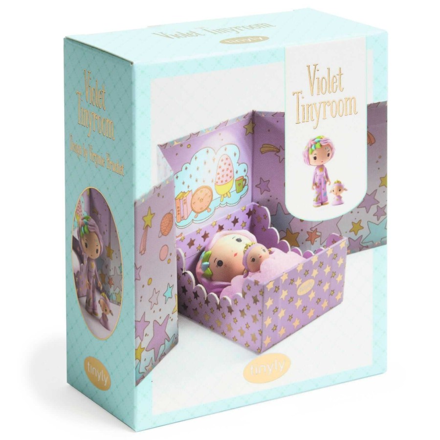 Pokoik VIOLET w magnetycznym pudełku TINYLY / Djeco