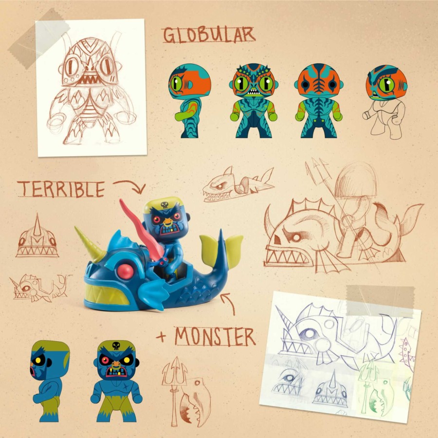 Figurka pirata TERRIBLE & MONSTER / Djeco