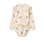 Kostium kąpielowy niemowlęcy UV z długim rękawem Sille - Peach, Sea shell / Liewood