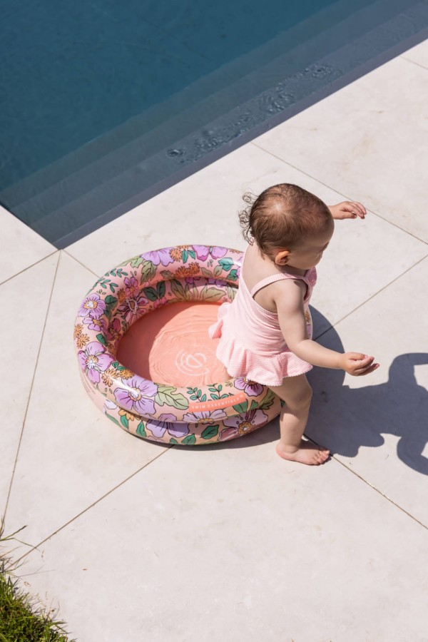 Basenik dla dzieci 60 cm - Purple Leopard / The Swim Essentials