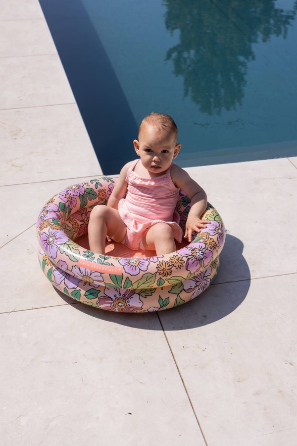Basenik dla dzieci 60 cm - Purple Leopard / The Swim Essentials
