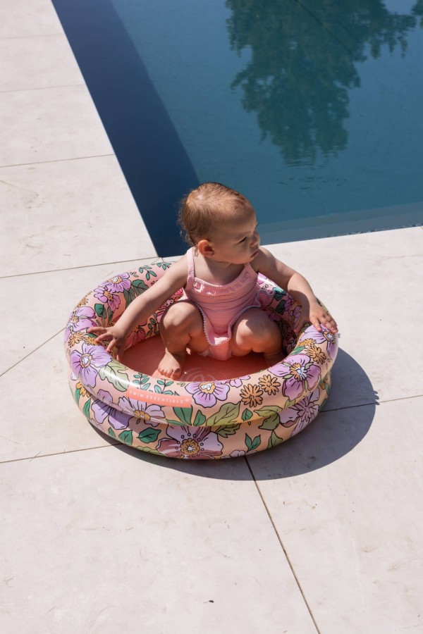 Basenik dla dzieci 60 cm - Purple Leopard / The Swim Essentials