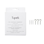 Organizer narożny Hamak na zabawki Beige / 3 Sprouts