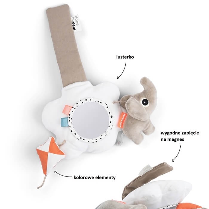 Zawieszka do wózka i fotelika Chmurka Playground / Done by Deer