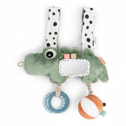 Zawieszka do wózka i fotelika Krokodyl Croco Green / Done by Deer