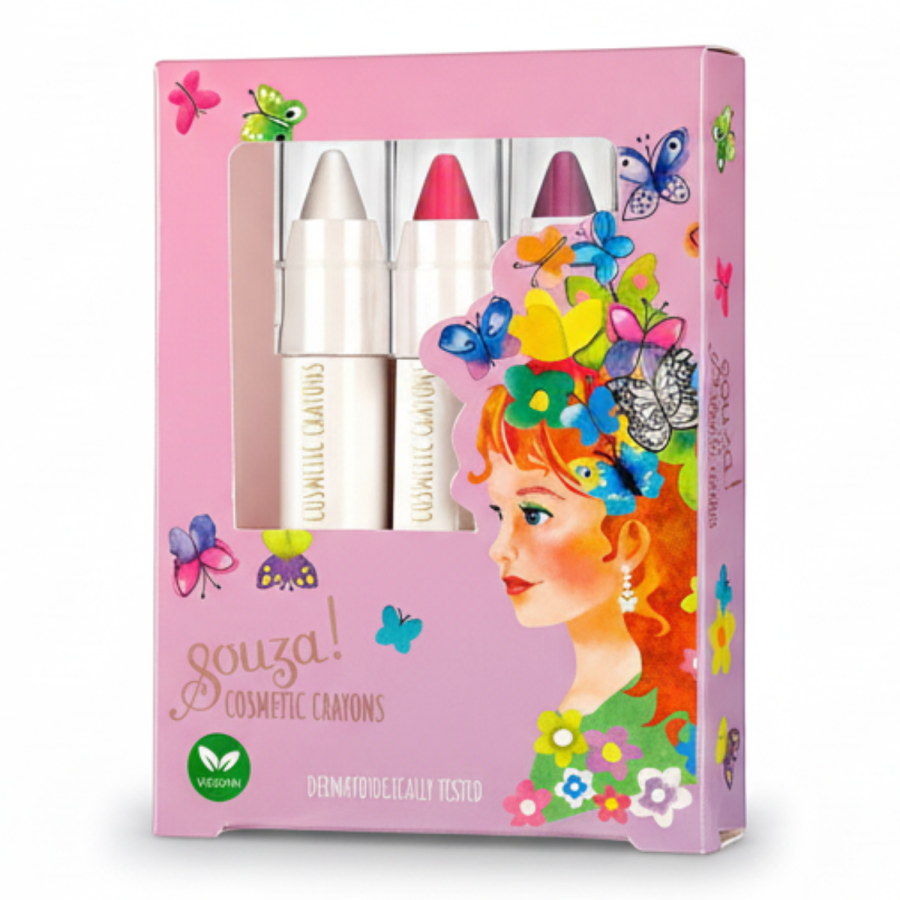 Kredki do twarzy i ciała dla dzieci 3 szt. / Souza!