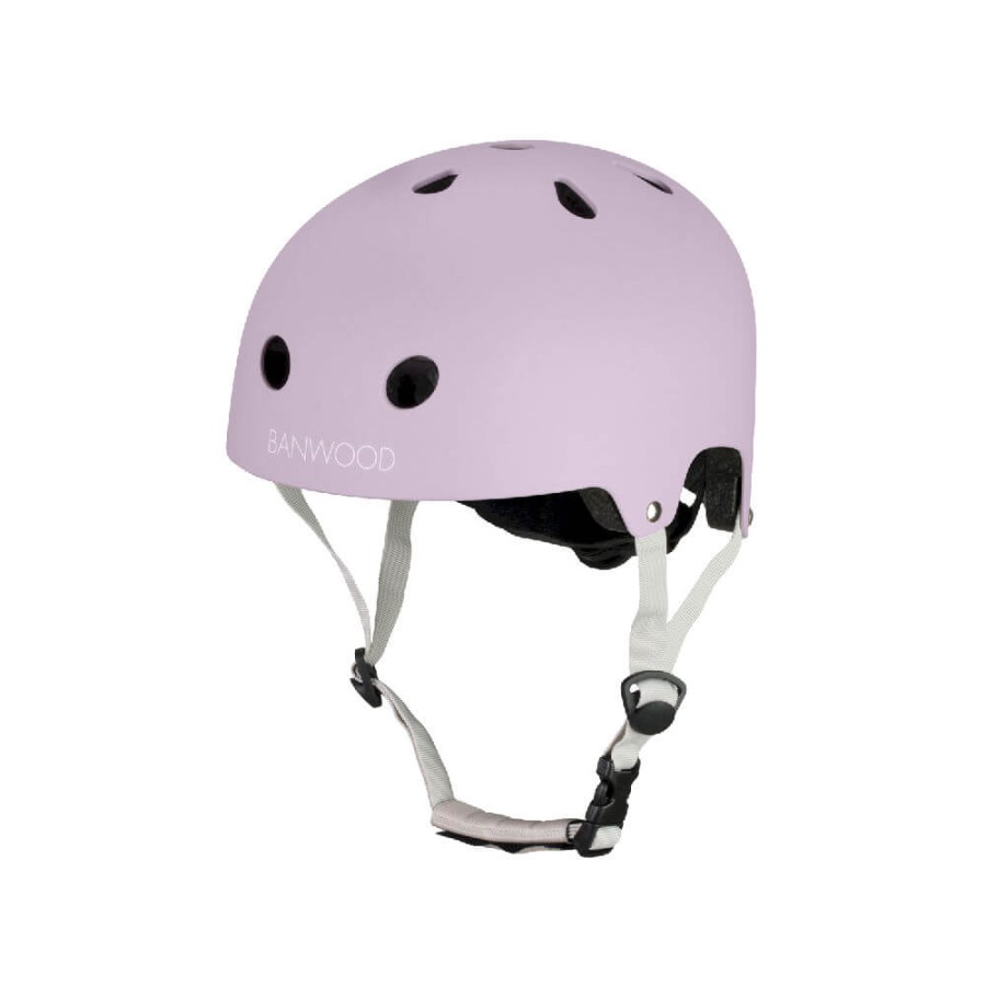 Dziecięcy eco kask rowerowy Lavender / Banwood