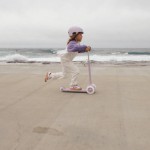 Dziecięcy eco kask rowerowy Lavender / Banwood