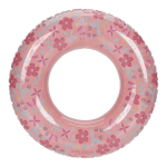 Koło do pływania Pink Flowers 50 cm / Little Dutch