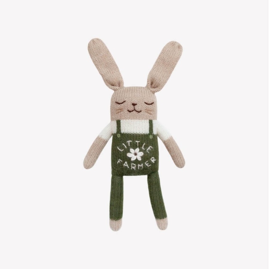 Dziergany królik z wełny alpaki - little farmer / Main Sauvage