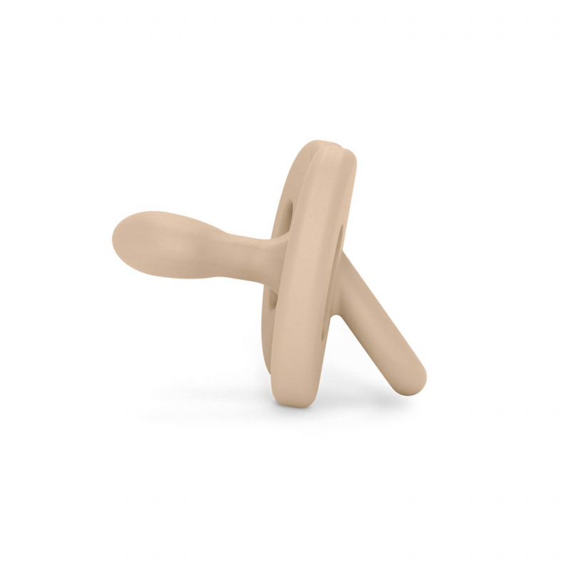 Smoczek 100% silikonowy fizjologiczny SX Pro Colour Essence - beżowy / Suavinex