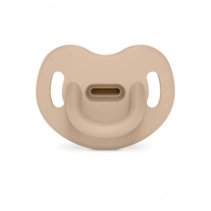 Smoczek 100 % silikonowy anatomiczny SX Pro Colour Essence - beżowy / Suavinex