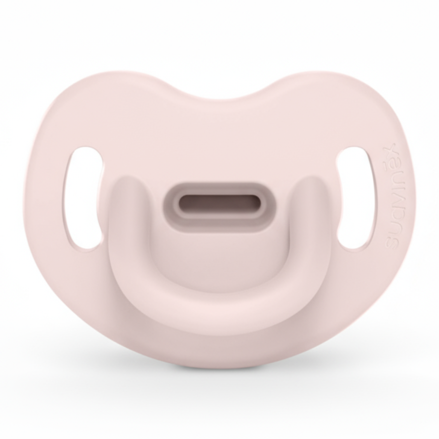 Smoczek 100 % silikonowy anatomiczny SX Pro Colour Essence - różowy / Suavinex