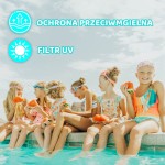 Okulary do pływania Aqua2ude -  Fala uśmiechu turkus 3+ / Bling2o